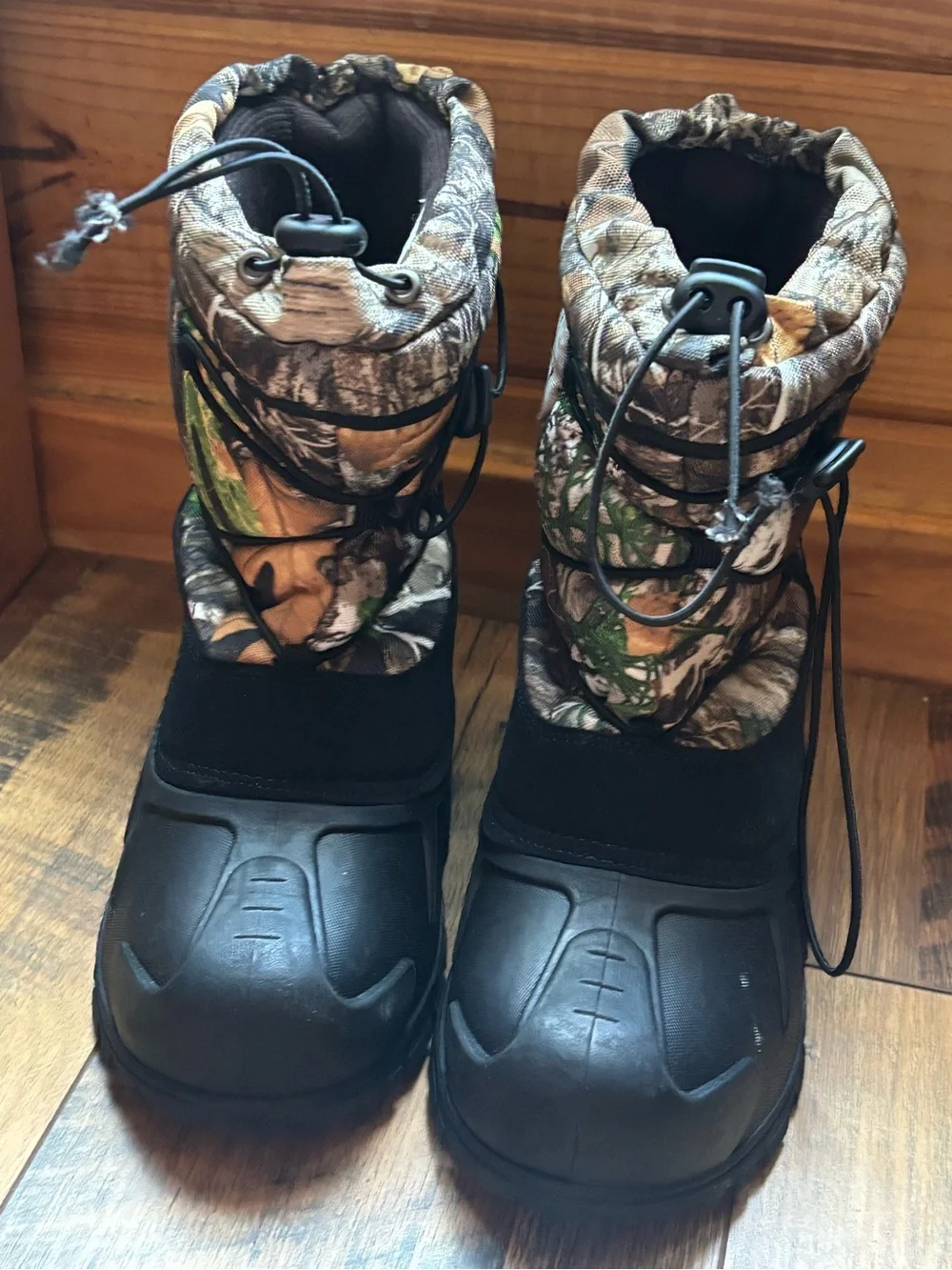 Itasca camo snow boots men size 6